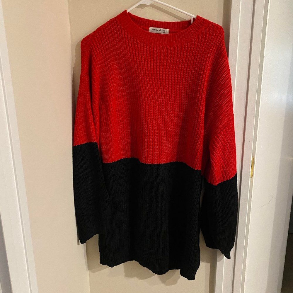 Red & Black Sweater